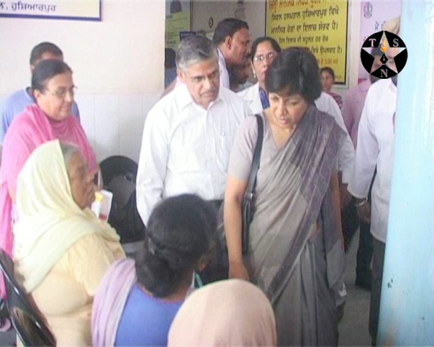 Binny Mahajan visited the Civil Hospital | (Video)