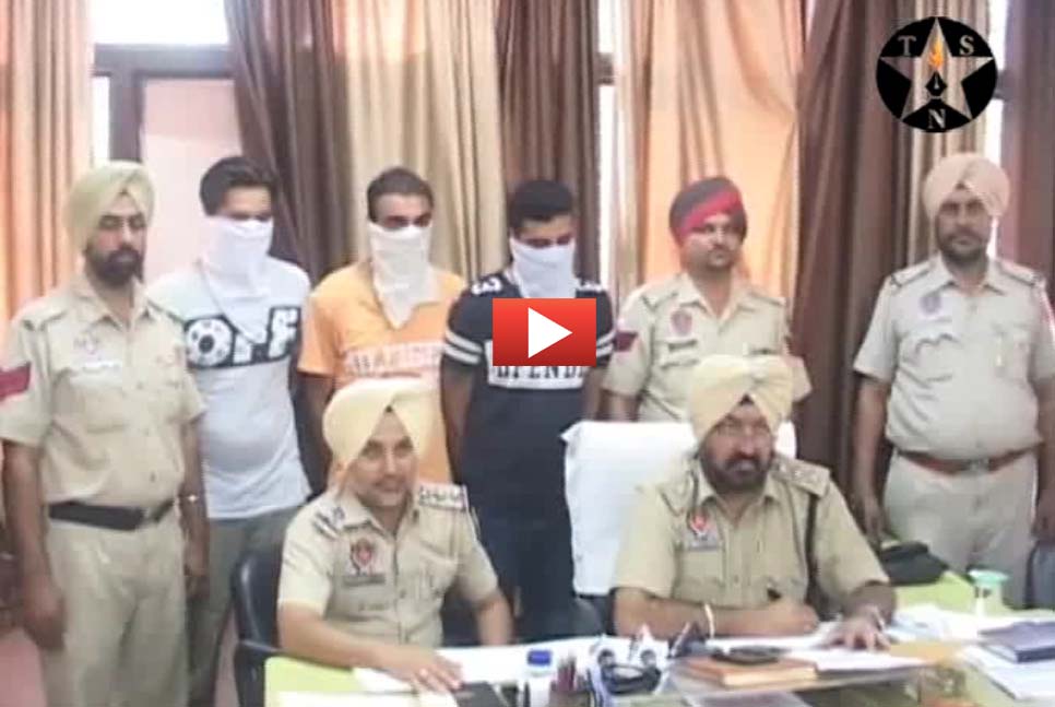 Chabbewal police, Distt. Hoshiarpur arrested three robbers