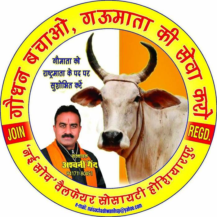 gau-seva-nai-soch-ashwani-gaind-hoshiarpur