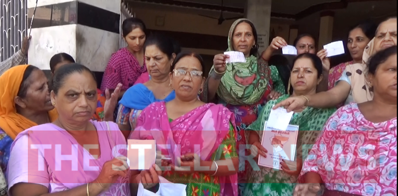 wheat-distribution-dispute-cengress-ward-BJP-people