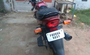 Accident mahavir mill motercycle