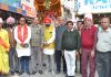श्री रुद्र महायज्ञ एवं श्री मद्भागवत महापुराण कथा ज्ञान यज्ञ के उपलक्ष्य में निकाली कलश एवं श्रीमद्भागवत शोभायात्रा