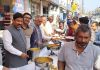 स्व. राधा कृष्णभाटिया की चौथी बरसी पर लगाया लंगर
