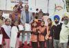 नारू नंगल स्कूल के राज्य व राष्ट्रीय स्तर पर पदक जीतने वाले खिलाडिय़ों का सम्मान