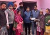 सोसायटी ने मिआनी के जरुरतमंद परिवारों को वित्तीय सहायता की भेंट