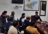 डीएसपी ने स्वर्णकार संघ से की बैठक, सुरक्षा प्रबंधों पर की चर्चा