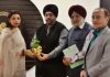 सरबत दा भला चैरीटेबल ट्रस्ट ने किया जिलाधीश अपनीत रयात का स्वागत