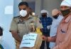 पुलिस ने जरूरतमंदों को बांटा राशन, अपने एवं दूसरों के बचाव हेतु किया जागरूक