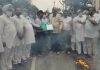 कांग्रेसी कार्यकर्ताओं ने पूर्व विधायक गोल्डी के नेतृत्व में पैट्रोल व डीजल के दामों में बढ़ौतरी को लेकर किया रोष प्रदर्शन