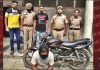 चोरी शुदा बाइक सहित भोगपुर का सोनी काबू