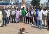 बेगमपुरा टाइगर फॉर्स ने फूंका चीन के प्रधानमंत्री का पुतला