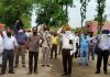 बिल संशोधन के विरोध में बिजली कर्मचारियों ने काले बिल्ले लगाकर किया रोष