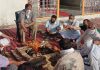 ब्राह्मण सभा ने भगवान परशुराम मंदिर में विश्व शांति के लिए करवाया यज्ञ
