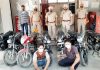 चोरी किए 7 मोटरसाइकिल सहित हरपाल व हैप्पी गिरफ्तार