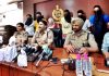 पुलिस को मिली बड़ी सफलता: 3 किलो 500 ग्राम हैरोइन सहित 6 तस्कर काबू, ड्रग मनी भी बरामद
