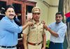 खुशखबरी: राजेश अरोड़ा बने इंस्पैक्टर, एसएसपी चाहल व एसपी हंस ने लगाए स्टार