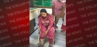 जर्जर सडक़ बनी हादसे का कारण, पूर्व पार्षद मीनू सेठी घायल