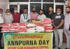 रोटरी सैंट्रल ने मनाया अन्नपूर्णा दिवस, धनगुरु रामदास लंगर सेवा पुरहीरां को भेंट की राशन सामग्री