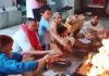 श्रावण माह के संपूर्ण होने पर शिव मंदिर न्यू माडल टाउन में किया यज्ञ