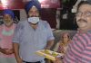 बजवाड़ा भट्ठा पर लड्डू बांट मनाई गई श्रीराम मंदिर शिलान्यास की खुशी