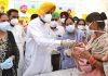 Health Minister Balbir Singh Sidhu launches three-day polio vaccination drive