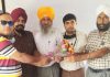 दलजीत सिंह को रैवीन्यू पटवार युनियन के जि़ला प्रधान बनने पर किया गया सम्मानित