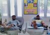 शहीद भगत सिंह सेना के कार्यकर्ताओं ने अपने जन्मदिवस पर किया रक्तदान