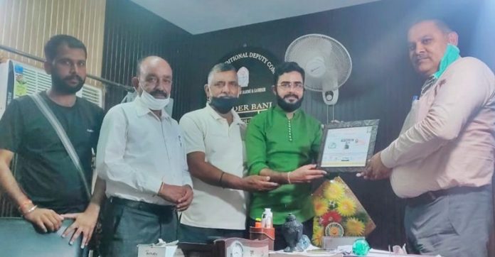 baba-ambedkar-society-honoured-to-adc-rajauri