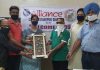 अलायंस क्लब डायमंड ने अध्यापक जरनैल व पूनम को किया सम्मानित