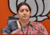 Smriti Irani given information about Legal Age for Marriage