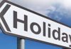 Public holiday on 17, 19 and 21 January on account of general election