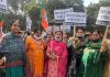 भाजपा महिला मोर्चा ने चंडीगढ़ जाकर मुख्यमंत्री आवास का किया घेराव