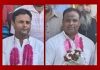 आप नेताओं और कार्यकर्ताओं ने संदीप सैनी और मोहन लाल का किया सम्मान
