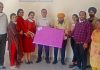 ਨਸ਼ਾ ਮੁਕਤੀ ਮੁੜ ਵਸੇਬਾ ਕੇਂਦਰ ਨੇ ਸੱਤਪਾਲ ਗੋਜਰਾ ਨੂੰ ਤਰੱਕੀ ਮਿਲਣ ਤੇ ਕੀਤਾ ਸਨਮਾਨਿਤ