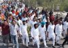 भगवान वाल्मीकि शक्ति सेना ने विभिन्न संगठनों के साथ मिलकर धार्मिक हिंसा भडक़ाने वाले आरोपियों पर कार्रवाई की मांग की