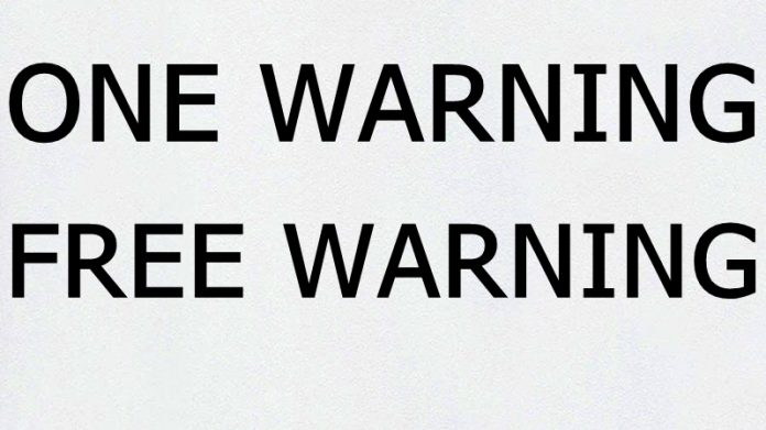 ONE-WARNING-FREE-WARNING