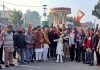 रवनीत बिट्टू के एक जनवरी से लाशें बिछाने वाले बयान के खिलाफ भाजपा युवा मोर्चा ने किया पुतला फूंक प्रदर्शन
