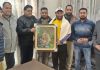कैबिनेट मंत्री सुंदर शाम अरोड़ा ने साइकलिस्ट बलराज सिंह को किया सम्मानित