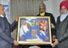 Chandmal Kumawat presented a book ‘Modi India Calling-2021′ to Chief Minister