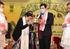 Shankardev award conferred on Bhavaprasad Chaliha