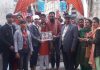 सिद्धेश्वर श्री बाबा श्रवण नाथ मंदिर प्रबंधकों ने बसरा परिवार को किया सम्मानित