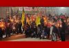 किसान अंदोलन में शहीद हुए किसानों को कैंडल मार्च निकालकर दी श्रद्धांजलि
