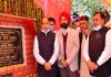 CM Thakur inaugurating and laying foundation stones of developmental project