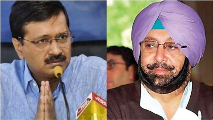 kejriwal-amrinder-face-to-face