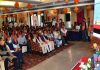 CM Thakur listening to Mann Ki Baat programme at Baddi