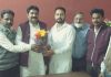 सुरेंद्र को श्राइन बोर्ड का सदस्य नियुक्त किए जाने पर सम्मानित किया
