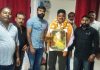 सफाई कर्मचारी यूनियन ने जोगिन्द्र पाल को किया सम्मानित