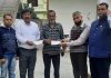 प्रो. सतीश महाजन ने धनसंग्रह में दिया 1 लाख 1 हजार रूपये का योगदान