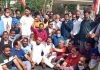 भाजपा नेताओं ने थाना प्रभारी मुकेश कुमार के खिलाफ की कार्रवाई की मांग