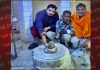 विकास कौशल ने करवाई श्री शिवलिंग के आस-पास पत्थर लगवाने की सेवा